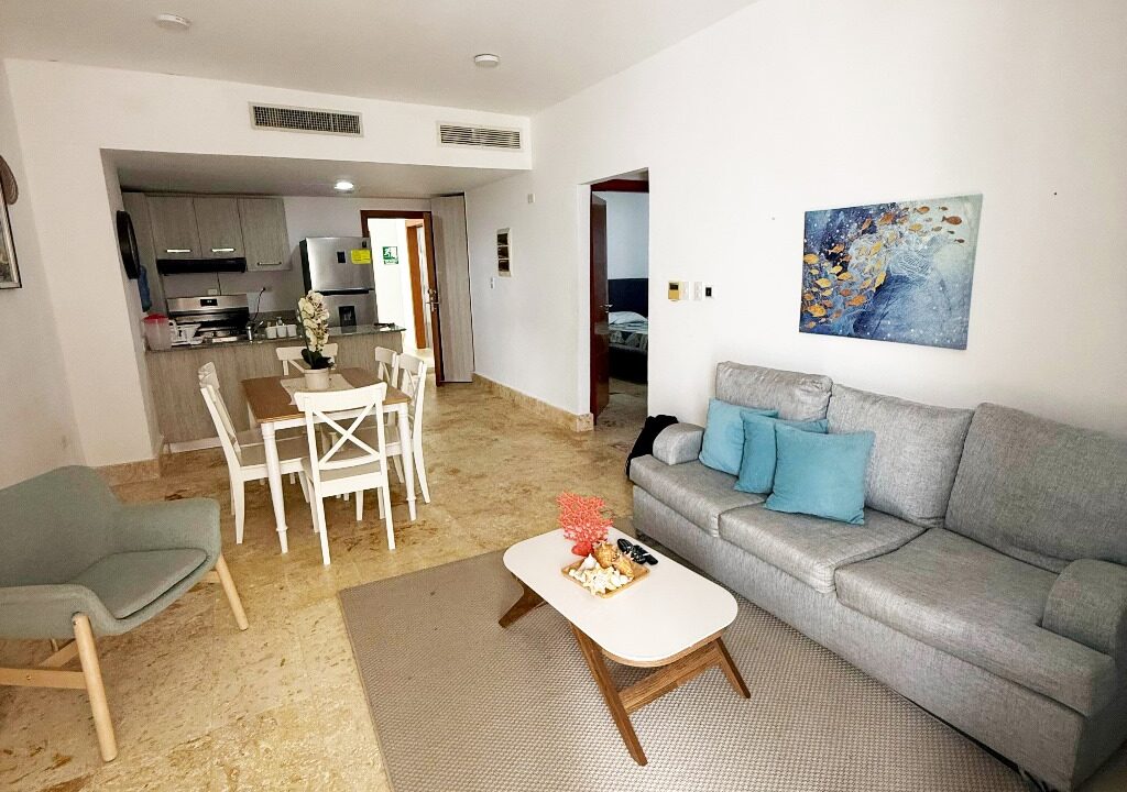 Apartamento de 2 habitaciones amueblado en venta Playa Nueva Romana (2)