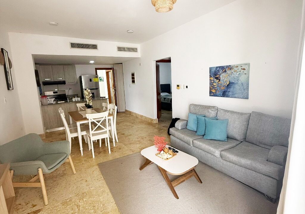 Apartamento de 2 habitaciones amueblado en venta Playa Nueva Romana (22)