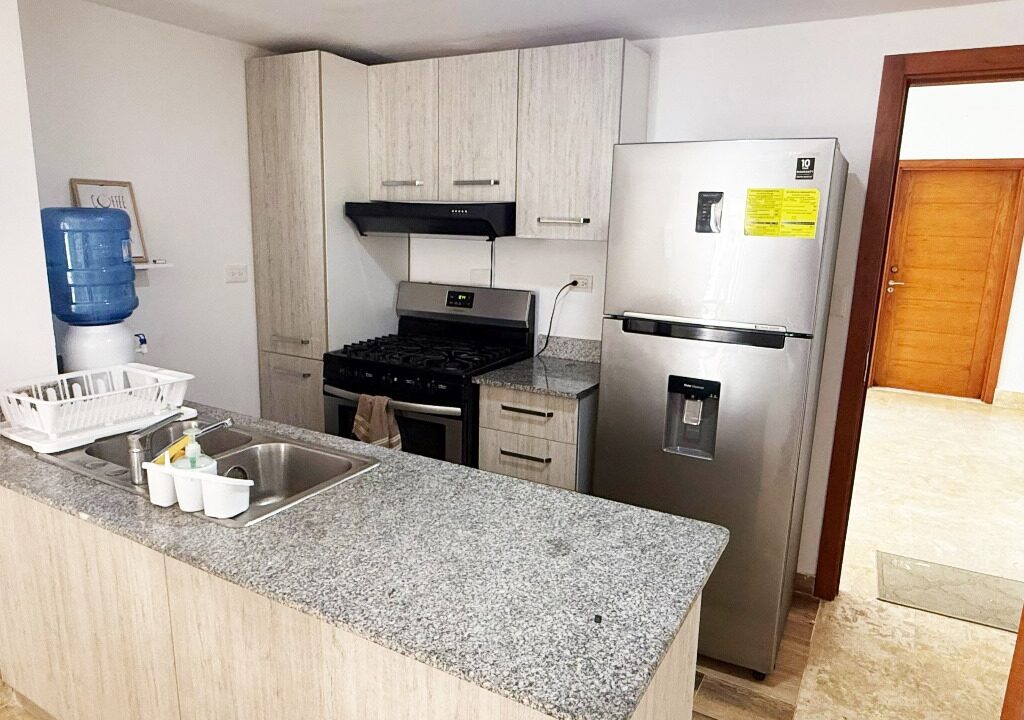 Apartamento de 2 habitaciones amueblado en venta Playa Nueva Romana (3)