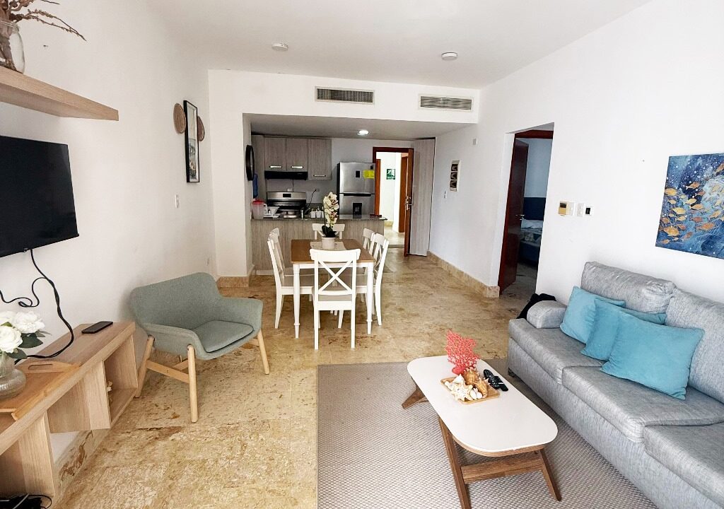 Apartamento de 2 habitaciones amueblado en venta Playa Nueva Romana (7)