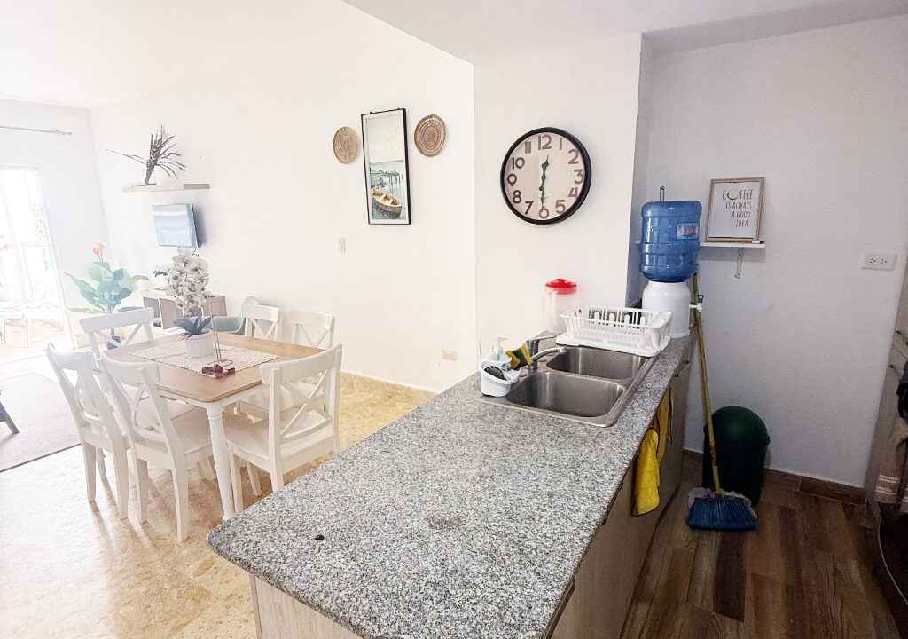 Apartamento de 2 habitaciones amueblado en venta Playa Nueva Romana (9)