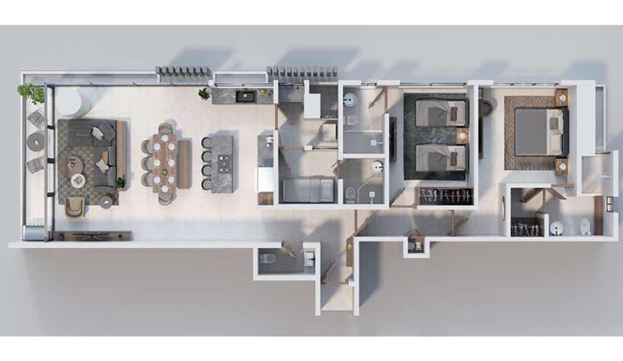 Exclusivo Y Elegante Torre De Apartamentos A La Venta Ubicado En Av. Enriquillo (10)