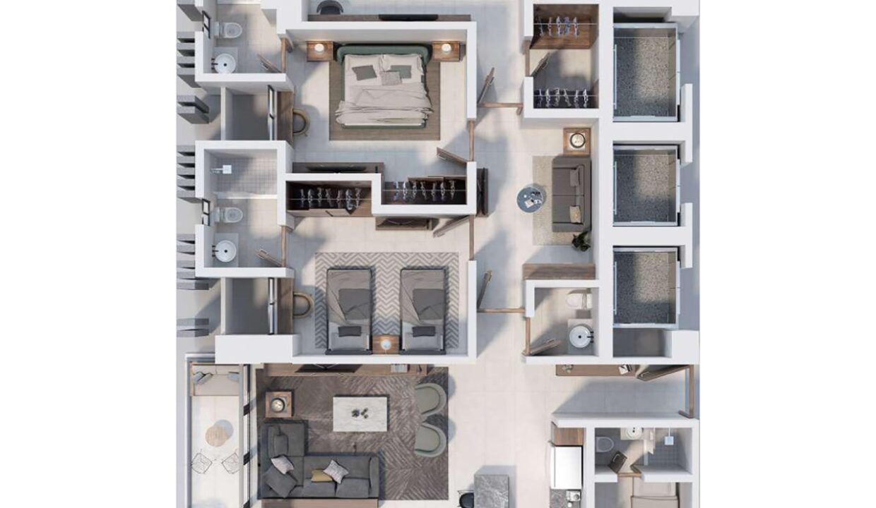 Exclusivo Y Elegante Torre De Apartamentos A La Venta Ubicado En Av. Enriquillo (13)