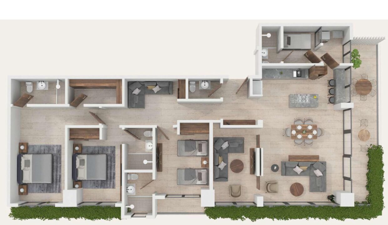 Moderna Torre Residencial De Apartamentos A La Venta Ubicado En Los Cacicazgos (11)