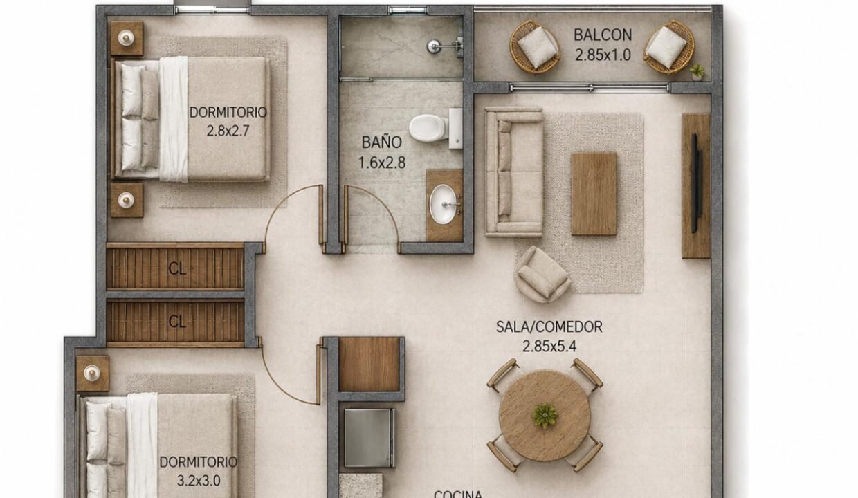 Proyecto Residencial De Apartamentos A La Venta Ubicado En El Edén (16)